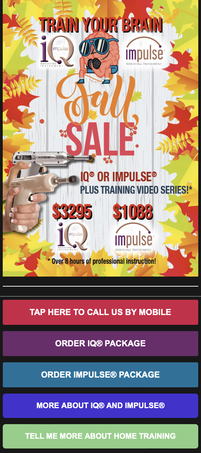 fall sale 2020