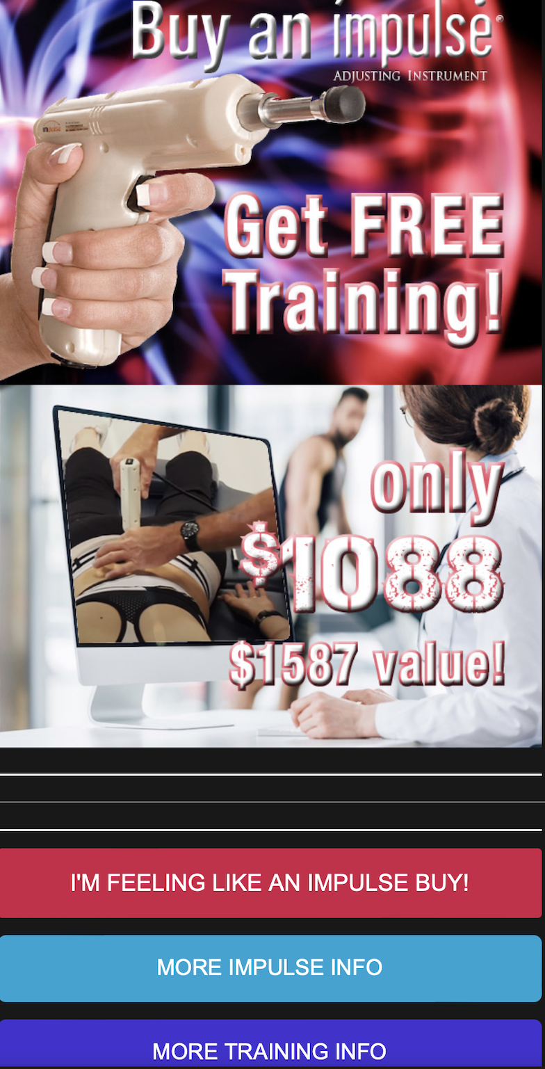 impulse free training may 20