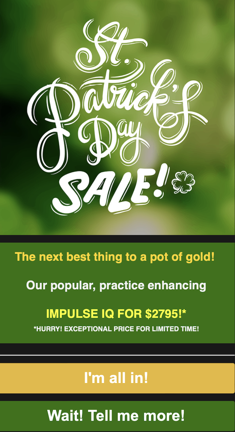 your pot of gold is waiting inside this email